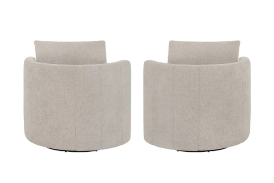 Thomasville Davos Swivel Chairs, 2-pack Floor Model