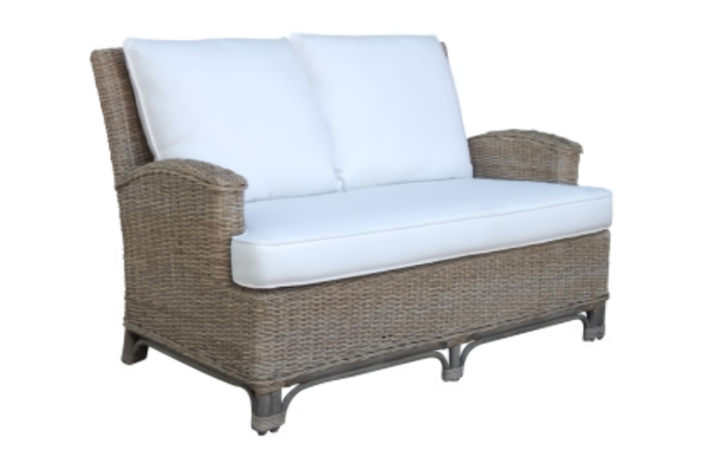 Exuma Loveseat w/beige cushions