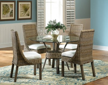 Exuma 6 PC Dining Set w/beige cushions