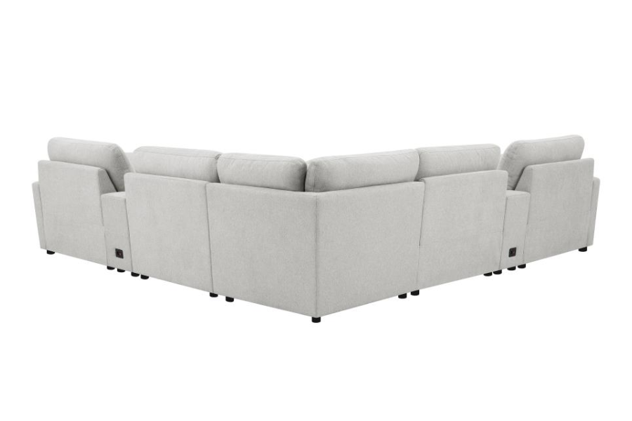 Collins 7-piece Modular Power Reclining Sectional Grey 609560P-SETA Comming Soon