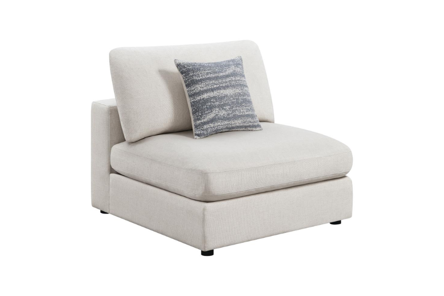 Sofá modular seccional tapizado de 6 piezas Serene Beige 551321-SET