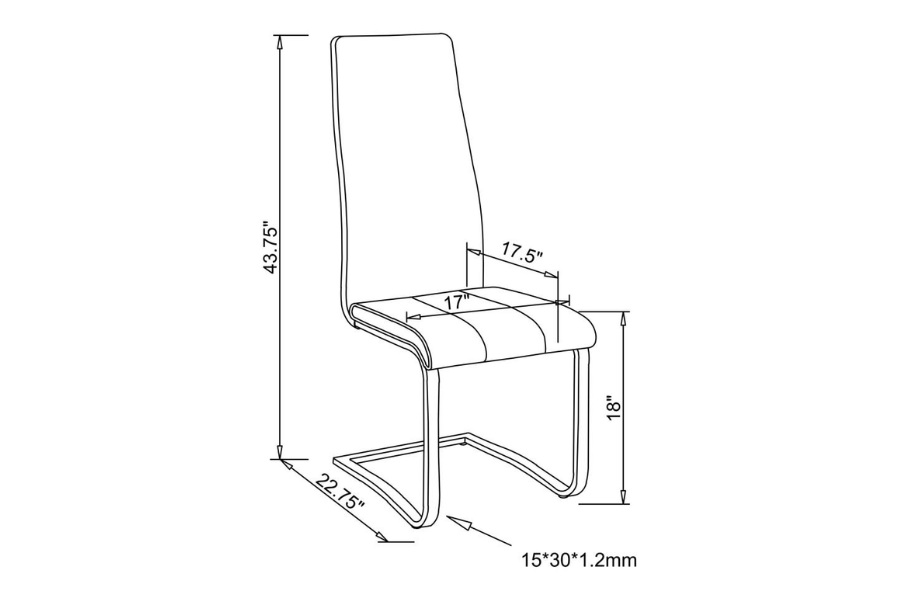 Dining Table White High Gloss and White 102310