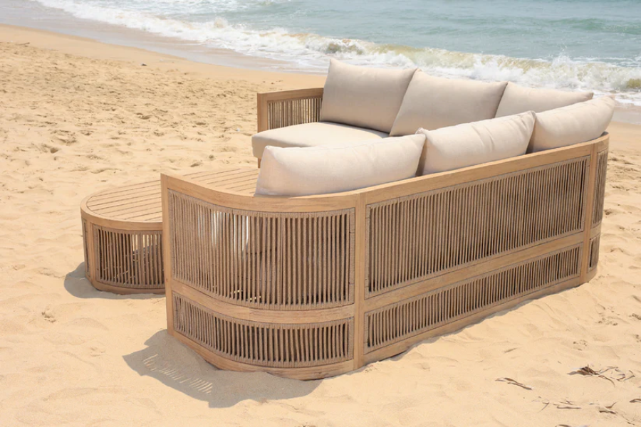 Panama Jack Cabo 3-Piece Sectional Seating Set PJO-4401-NAT-3SEC