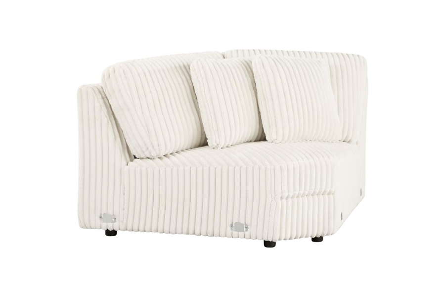 Emberson 4-piece Upholstered Modular Sectional Sofa Ivory 508851-SEC