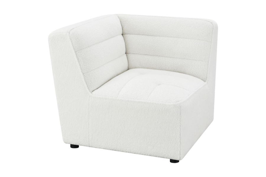 Sofá modular seccional tapizado Sunny de 6 piezas en color natural 551621-SET