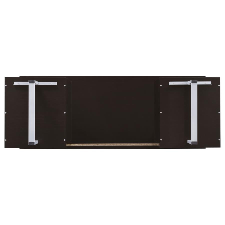 Escritorio de oficina con almacenamiento rectangular Lawtey Cappuccino 801521