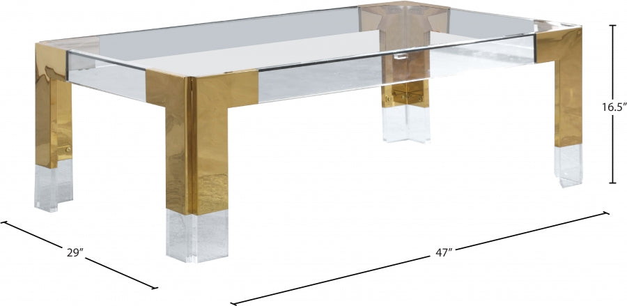 Casper Rectangular Coffee Table SKU: 201-CT