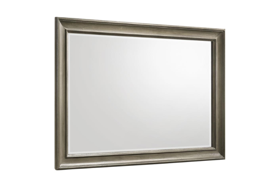 Juego de dormitorio de 5 piezas Alderwood Eastern King en gris francés 223121KE-S5