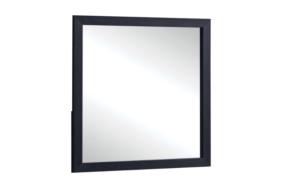 Juego de dormitorio Marceline Eastern King de 4 piezas, color negro 222831KE-S4