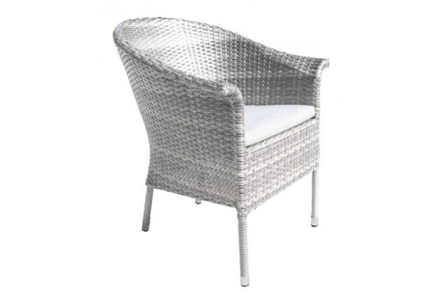 Sillón tejido Santorini con cojín