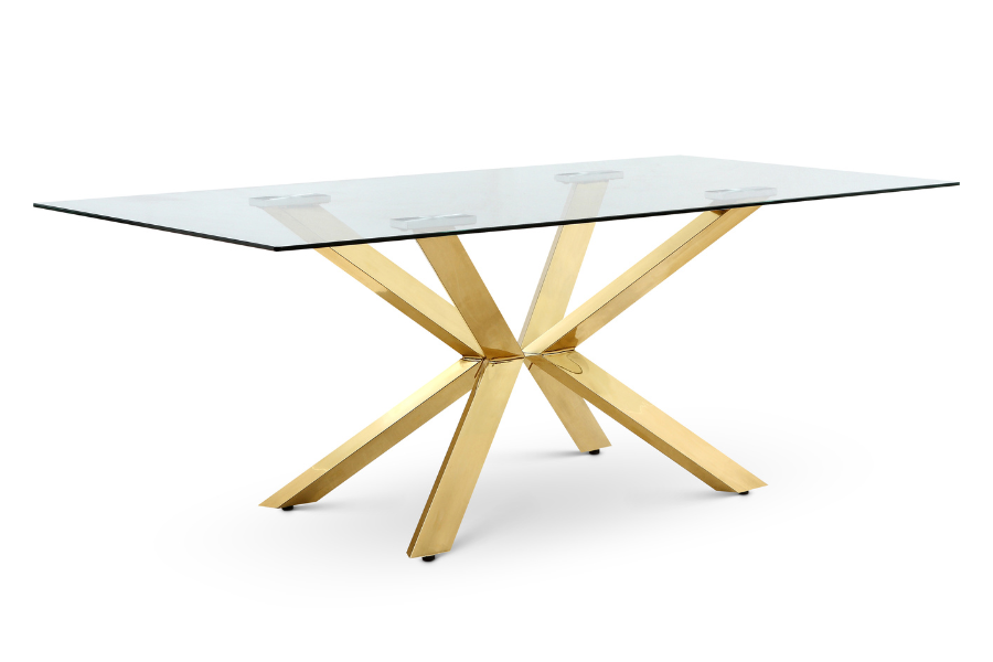 Capri Gold Dining Table SKU: 716-T