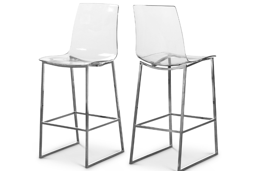 Lumen Chrome Counter Stool SKU: 720