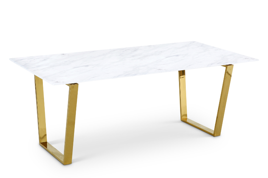 Cameron Gold Dining Table SKU: 712-T