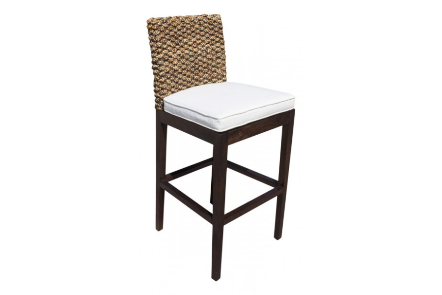 Sanibel Barstool w/beige cushion