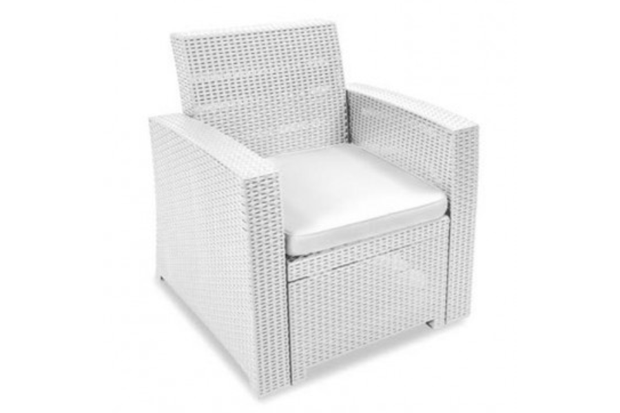 Plastique Lounge Chair w/cushion SKU: PRP-113-CHO-LC