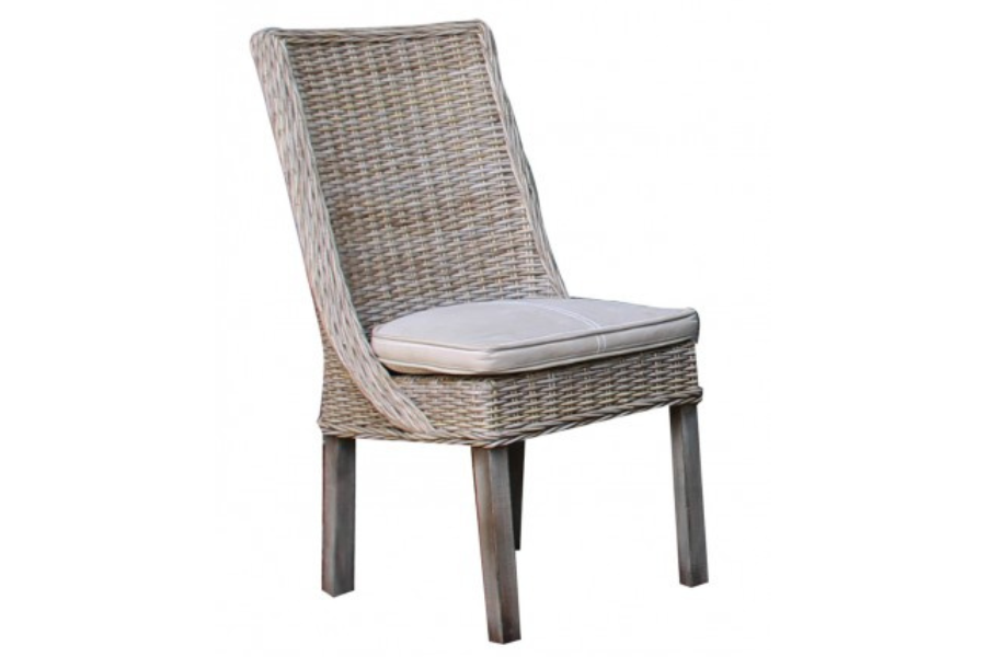 Exuma Side Chair w/beige cushion