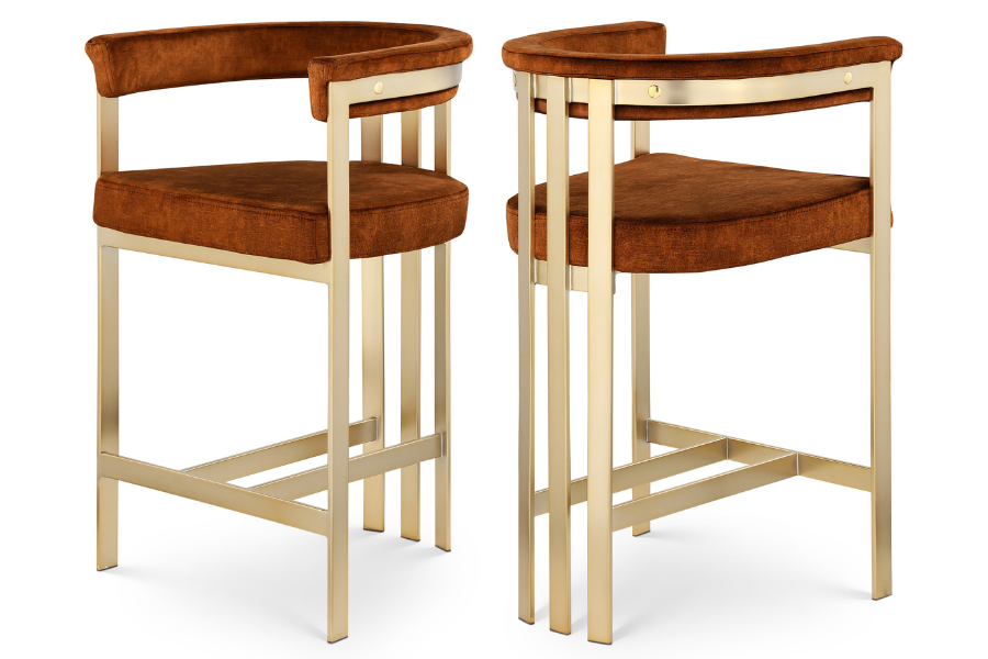 Marcello Counter Stool SKU: 596Cognac-C