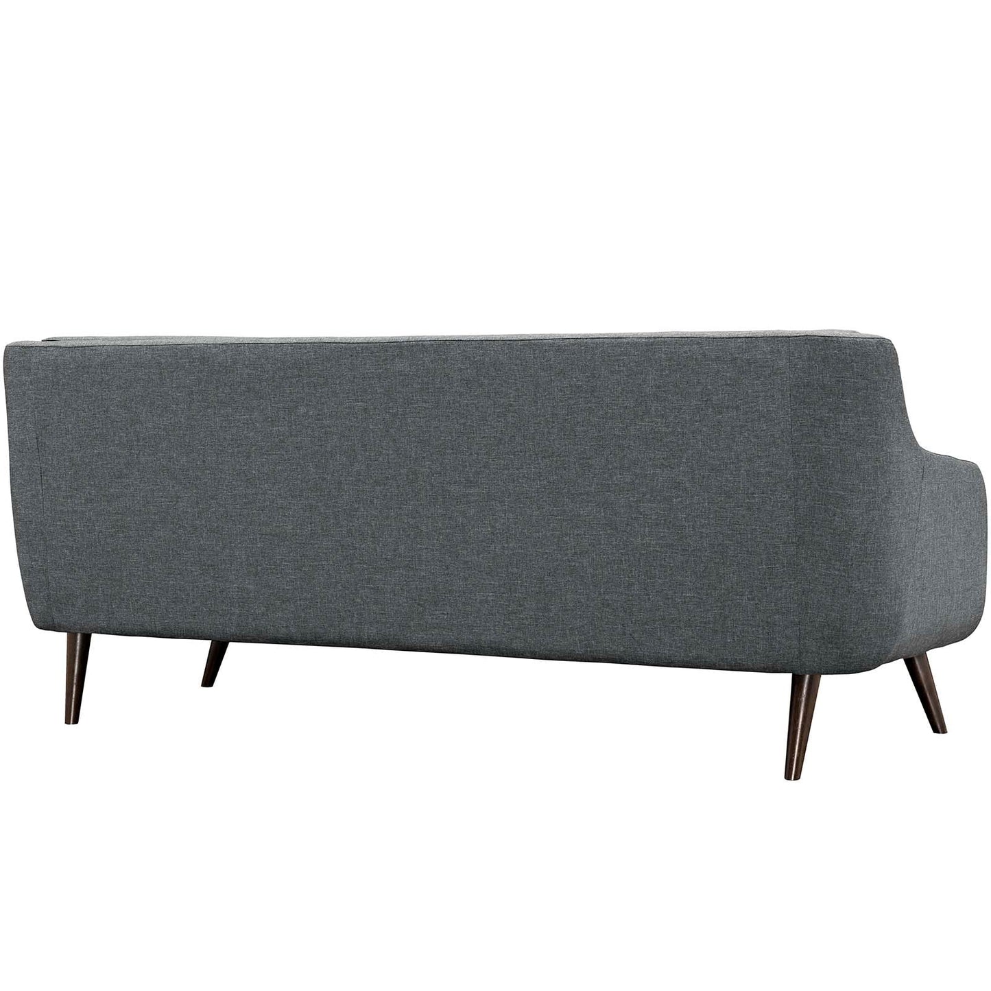 Verve Upholstered Fabric Sofa in Gray FREE SHIPPING.