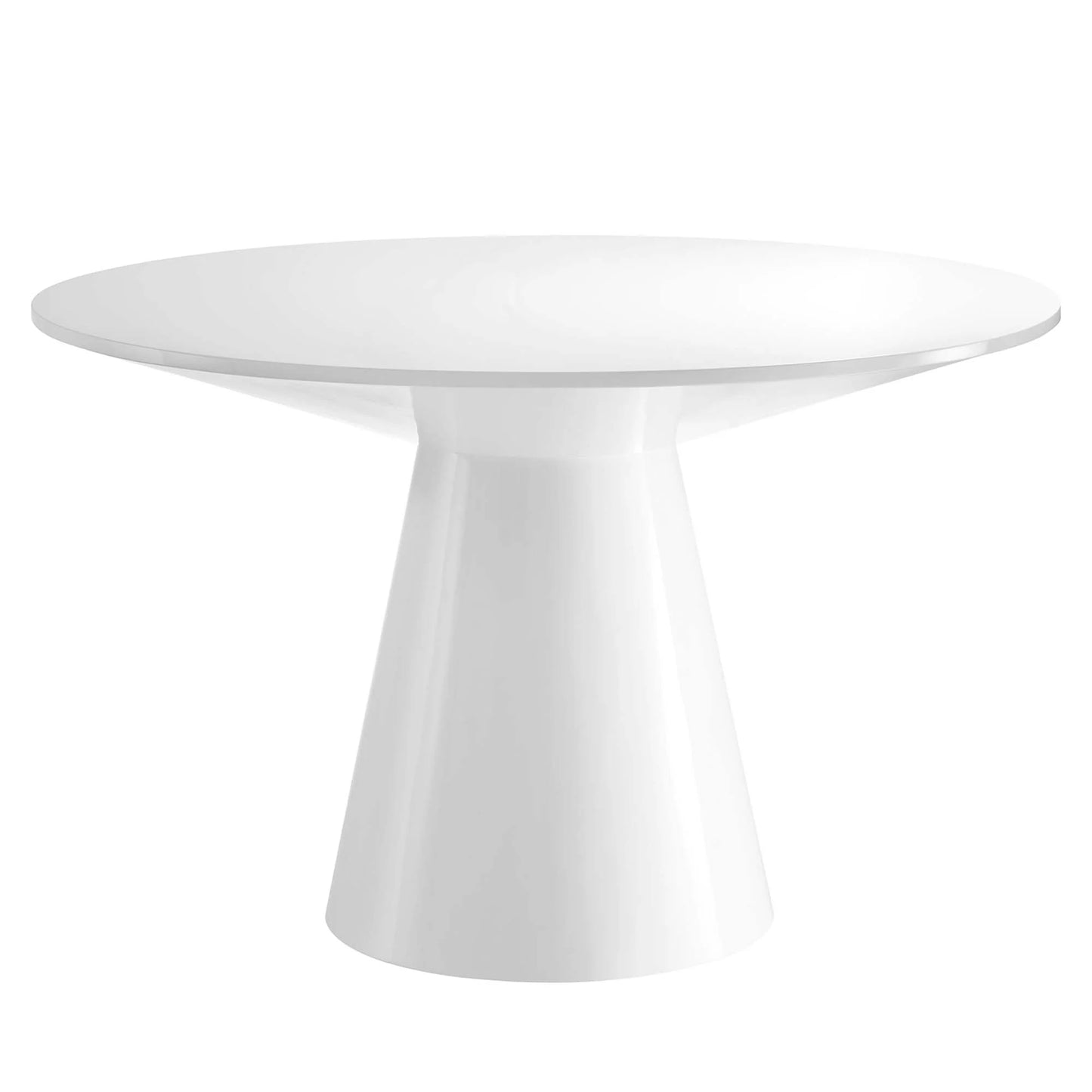 Provision 47" Round Dining Table in White FREE SHIPPING.