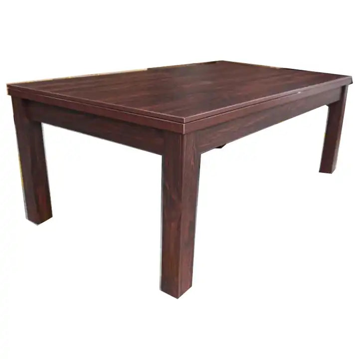 practical Classical 2in 1 Solid wood frame pool table dining table and chair combo for sale china