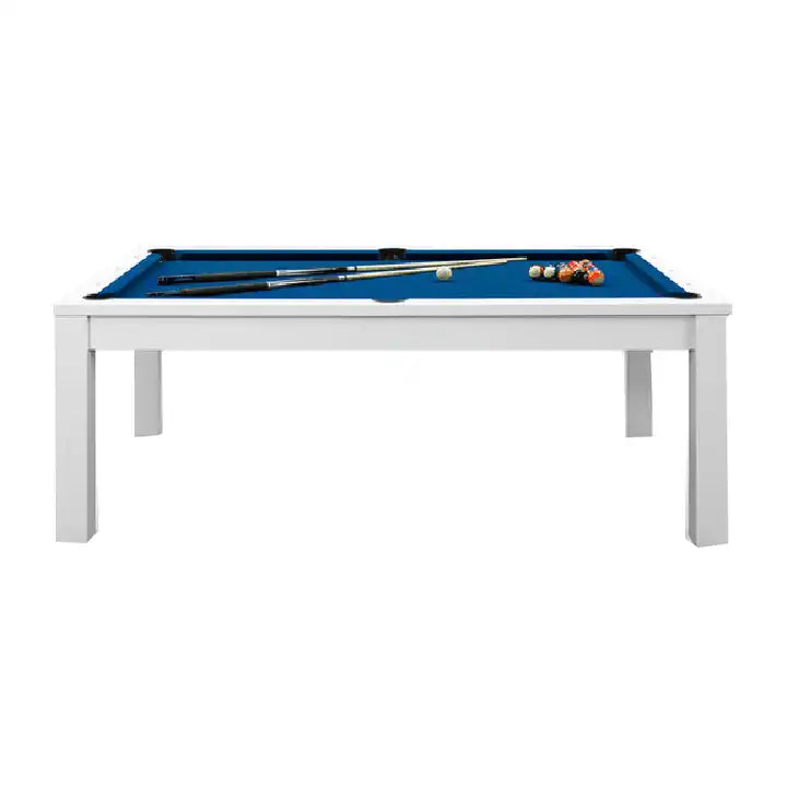 practical Classical 2in 1 Solid wood frame pool table dining table and chair combo for sale china