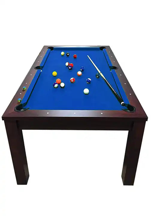 practical Classical 2in 1 Solid wood frame pool table dining table and chair combo for sale china
