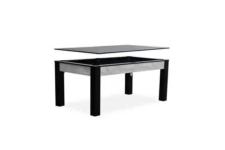 Popular design Home ues Modern style 2 in 1 Billiard table with dining top Pool Table
