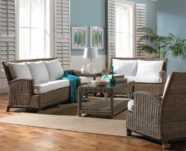 Exuma 5 PC Seating Set w/beige cushions