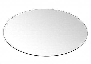 Vidrio templado opcional para mesa de comedor de patio Atlantis, mesa redonda de 47"