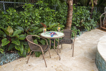 Panama Jack Café 3 Pc Parrot Bistro Set