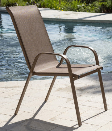 Panama Jack Café Stackable High Back Sling Armchair SKU: PJO-9001-ESP-HB