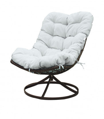 Panama Jack Outdoor Swivel Chair w/off-white cushion
