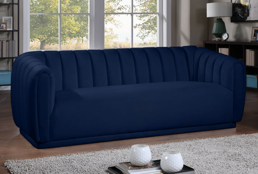 Dixie Velvet Sofa SKU: 674Cream-S