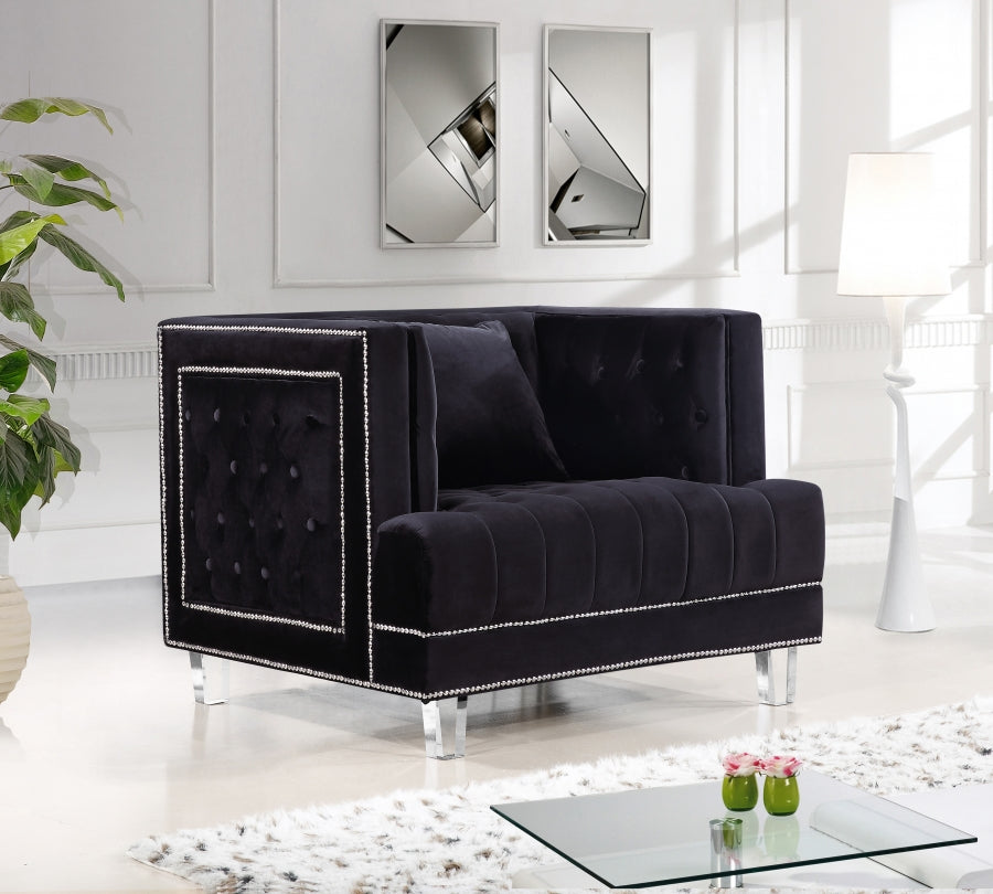 Lucas Velvet Chair SKU: 609-C