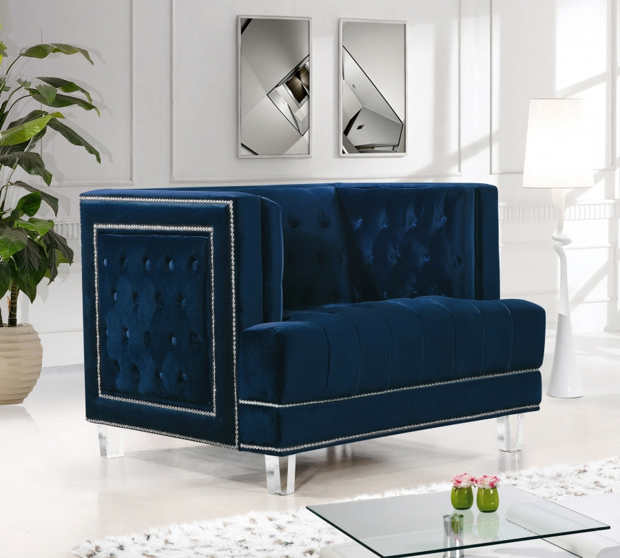 Lucas Velvet Chair SKU: 609-C