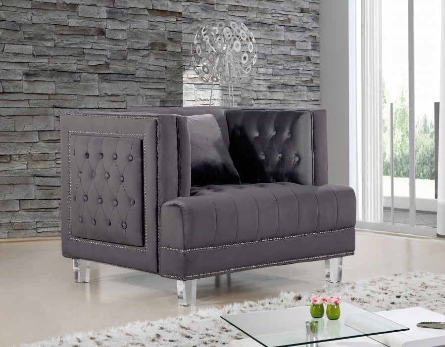 Lucas Velvet Chair SKU: 609-C