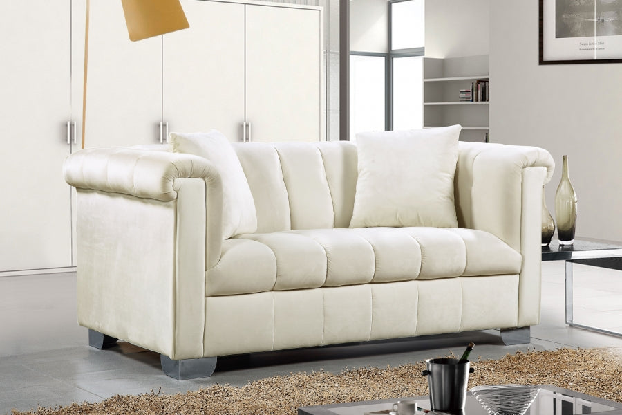 Kayla Velvet Loveseat SKU: 615-L