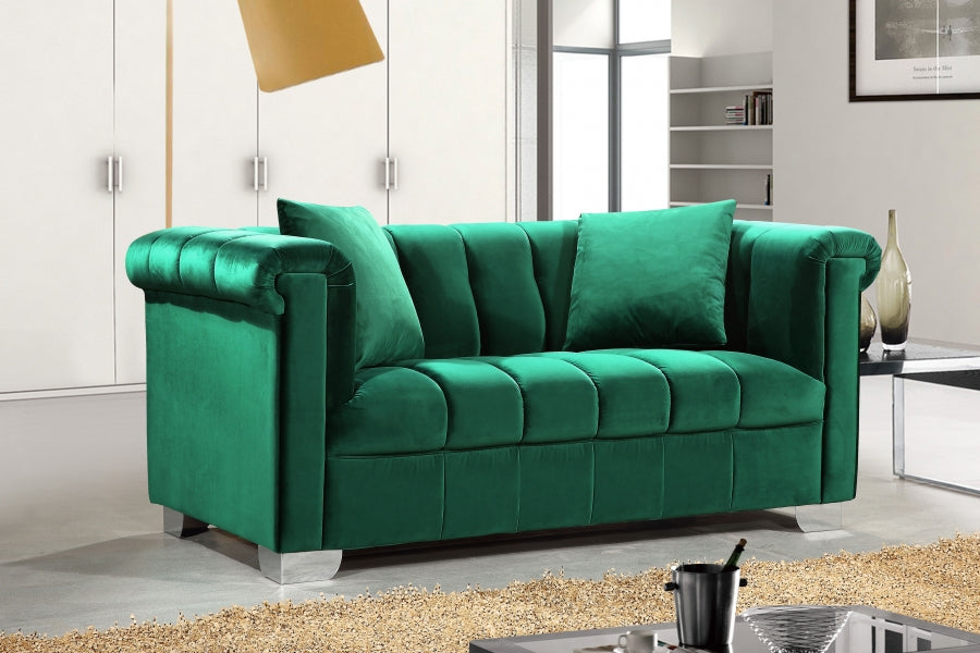 Kayla Velvet Loveseat SKU: 615-L