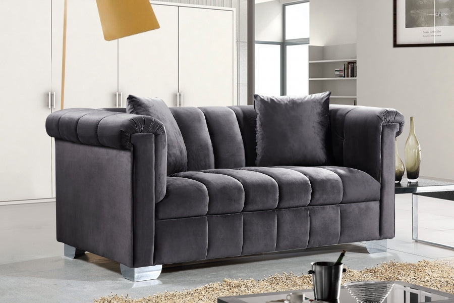 Kayla Velvet Loveseat SKU: 615-L