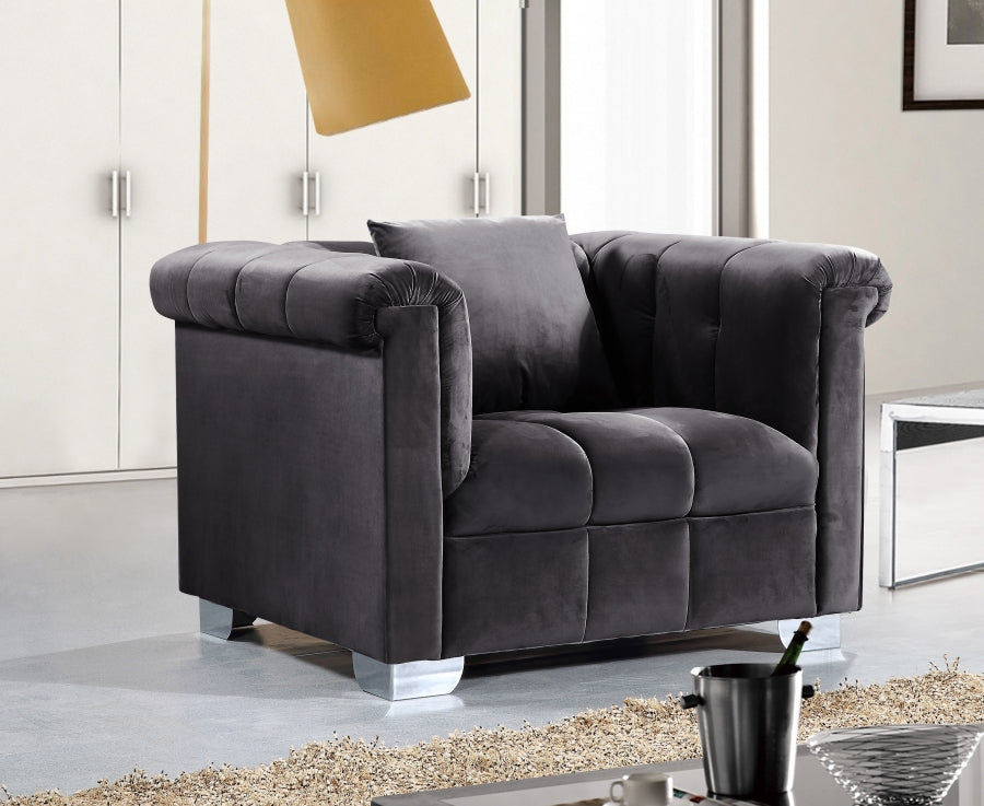 Kayla Velvet Chair SKU: 615-C