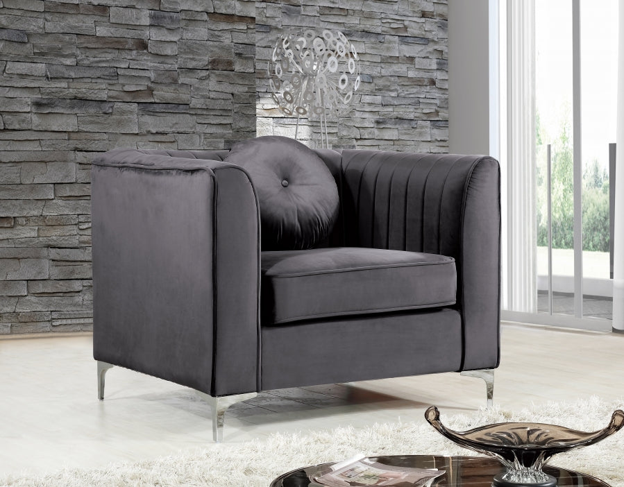 Isabelle Velvet Chair SKU: 612-C