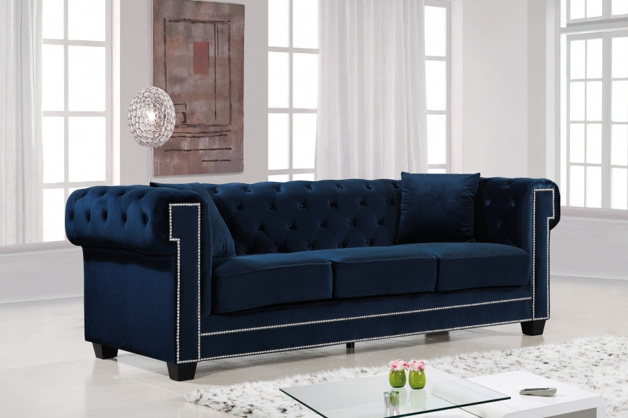 Bowery Velvet Sofa SKU: 614-S