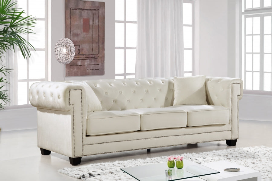 Bowery Velvet Sofa SKU: 614-S