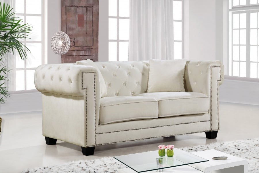 Bowery Velvet Loveseat SKU: 614-L