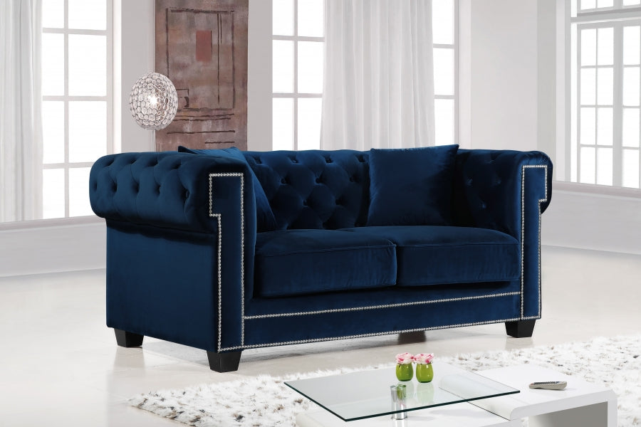 Bowery Velvet Loveseat SKU: 614-L