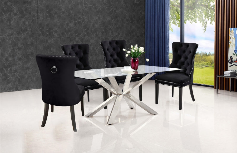 Nikki Velvet Dining Chair SKU: 740-C