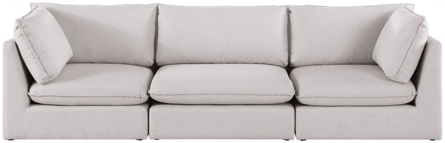 Mackenzie Linen Textured 120" Modular Sofa Model: 688-S120B
