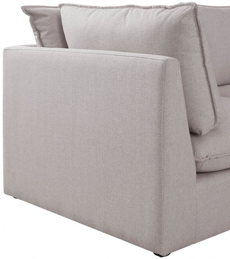 Mackenzie Linen Textured 120" Modular Sofa Model: 688-S120B