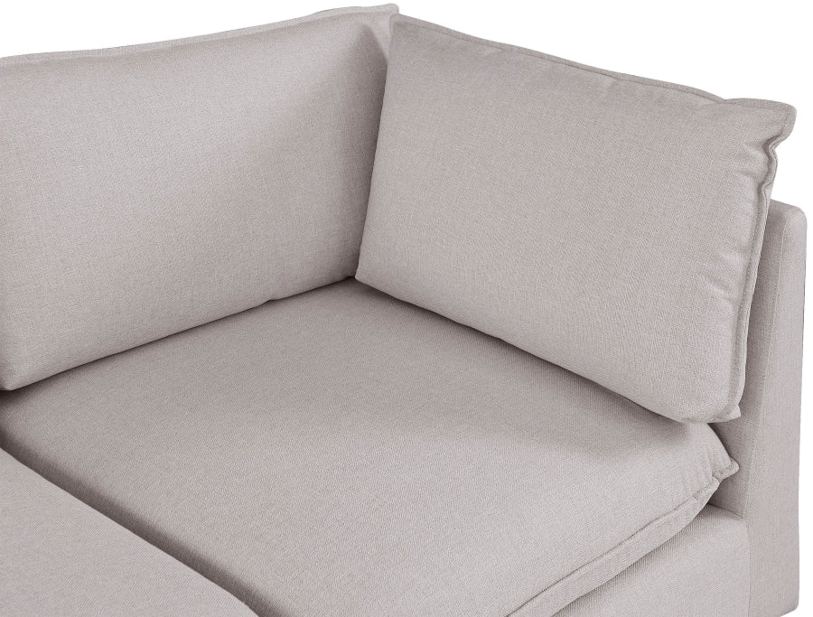 Mackenzie Linen Textured 120" Modular Sofa Model: 688-S120B
