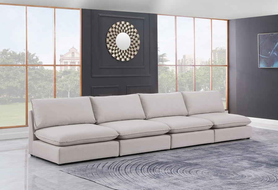 Mackenzie Linen Textured 160" Modular Sofa Model: 688-S160A